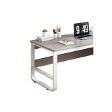 Meyvaser.com Ecommerce Company Escritorio de Oficina con 3 Cajones, MDF Gris y Blanco, 120x48x74cm - Moderno y Funcional