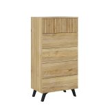Sinfonier con 5 Cajones y con Patas, Comoda Cajonera